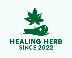 Medical Cannabis Boat  logo design