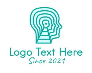 Neurologist - Psychologist Mental Health logo design