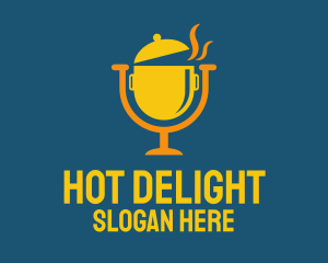 Steaming Hot Pot logo design