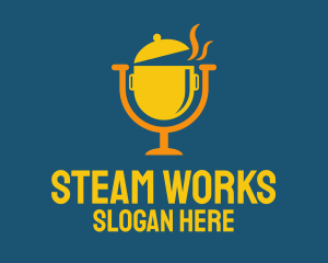 Steaming Hot Pot logo design