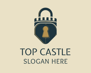 Shield Tower Lock logo design