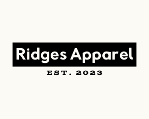 Minimalist Masculine Apparel logo design