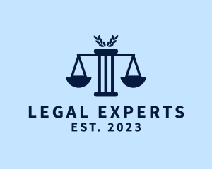 Lawyer - Justice Scale Lawyer logo design