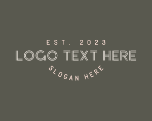 Wordmark - Elegant Curve Business logo design
