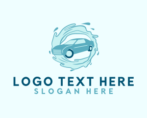 Cleaning - Splash Car Wash logo design