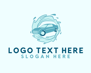 Garage - Splash Car Wash logo design