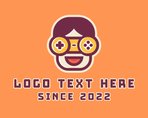 Human - Game Controller Boy logo design