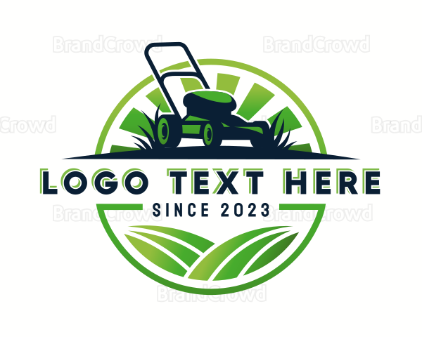 Lawn Mower Trimmer Logo