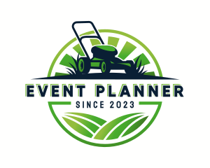 Lawn Mower Trimmer logo design