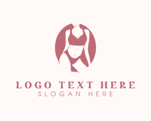 Topless - Sexy Woman Body logo design