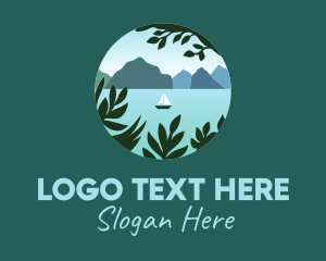 Vietnam - Travel Boat Lake logo design