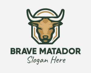 Bullfighter - Bullfighting Ranch Animal logo design