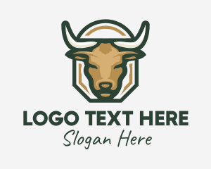 Bullfighter - Bullfighting Ranch Animal logo design