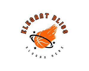 Blazing Basketball Sports Logo