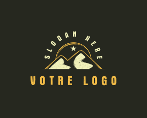 Mountain Sun Hiking Logo