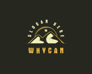 Mountain Sun Hiking Logo