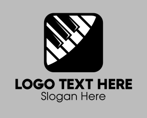 Organ - Piano Music Mobile App logo design