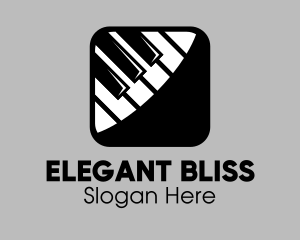 Piano Music Mobile App Logo