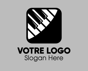 Piano Music Mobile App Logo