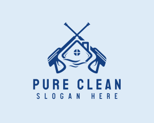 Real Estate Pressure Cleaning logo design