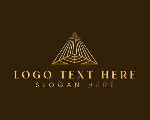 Agency - Triangle Technology Pyramid logo design