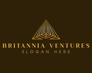 Triangle Technology Pyramid logo design