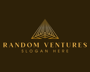 Triangle Technology Pyramid logo design