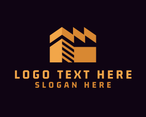 Gold - House Building Property logo design