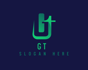 Generic Startup Company Letter GT logo design