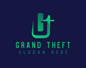 Generic Startup Company Letter GT logo design