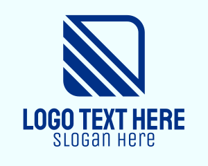 Stripes - Corporate Blue Stripes logo design