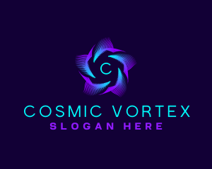 Vortex - Digital Vortex Network logo design