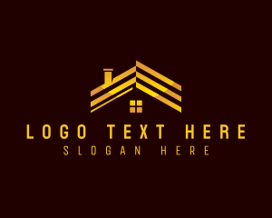 Roof - Home Roof Construction logo design