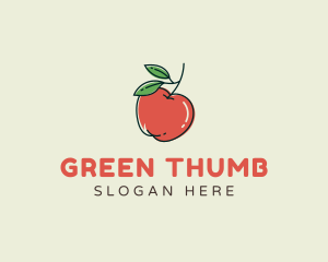 Grower - Healthy Apple Fruit logo design