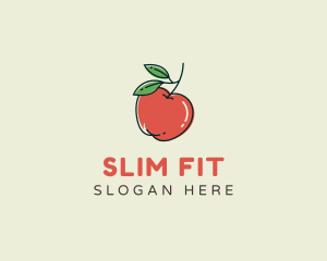 Diet - Healthy Apple Fruit logo design