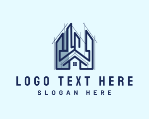 Construction - Building House Property logo design