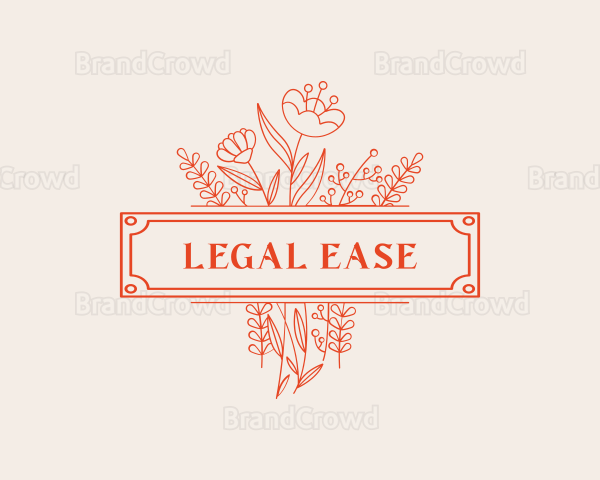 Floral Bouquet Florist Logo