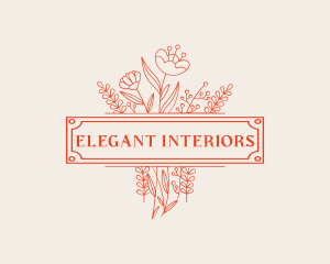 Floral Bouquet Florist logo design