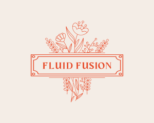 Floral Bouquet Florist logo design