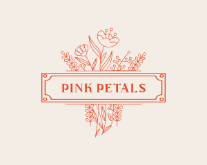 Floral Bouquet Florist logo design