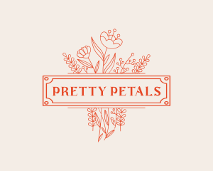 Floral Bouquet Florist logo design