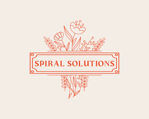 Floral Bouquet Florist logo design