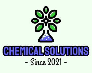 Chemical - Herbal Chemical Science logo design