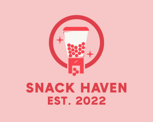 Candy Vending Machine logo design