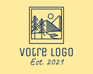 Tourism - Outdoor Landscape Photograph logo design