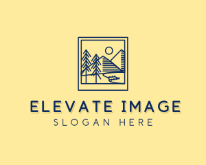 Outdoor Landscape Image logo design