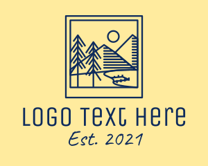 Picture Frame - Outdoor Landscape Photograph logo design