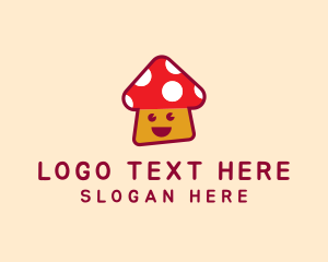 Preschooler - Mushroom Plant Fungi logo design
