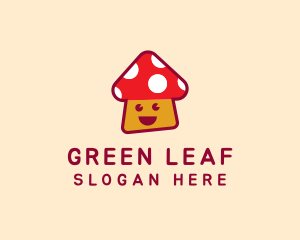 Daycare - Mushroom Plant Fungi logo design