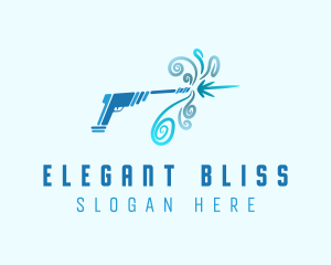 Home Cleaning - Pressure Washing Cleaner logo design
